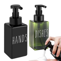 Dispenser Sabun Berbuih, 450 / 650ml, Meja Dapur, Pinggan Sabun Tangan, Botol Bekas Cecair, Kosong d