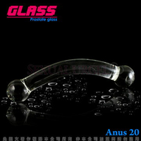 GLASS-優雅懷珠-玻璃水晶後庭冰火棒(Anus 20)【情趣職人】