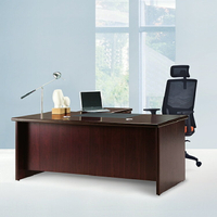 【 IS空間美學 】8912豪華優質全木皮5.8尺主管桌整組(2023B-132-1) 辦公桌/電腦桌/會議桌