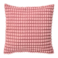 SVARTPOPPEL 靠枕套, 淺粉紅色, 50x50 公分