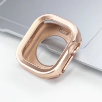 TPU Protective Cover For Apple Watch Series Ultra 49mm 9 8 7 41mm 45mm Bumper Frame Shell Cases For iWatch 6 5 SE 4 40 44mm Case