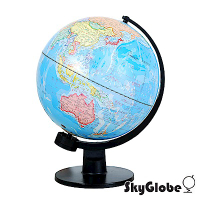 SkyGlobe 12吋發光塑膠底座地球儀(繁中英文版)