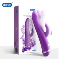Durex Huge Vibrator Rabbit Dual-head Pulsing G-spot Dual Strong Double Vibration Masturbation Dildo Sex Toys for Women Adults