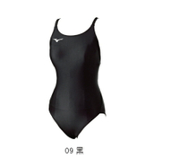 特價 送運動襪  MIZUNO 美津濃 BASIC 女性連身泳衣 運動泳衣 A85EB75009 黑色  [陽光樂活]