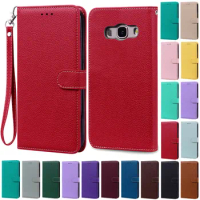 J7 2016 Leather Flip Case For Samsung Galaxy J7 2016 Case J710 J710F For Samsung Galaxy J7 2016 Case Fundas Wallet Cover Shell