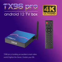 Tx98 Pro Set-top Box H618 For Android 12.0 Wifi 6 Bluetooth-compatible 5.0 Smart Tv Box Hd 16G 32G 64G Media Player for Home