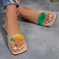 New Ladies Sandals Outdoor Beach Jelly Slippers Flat Shoes Women Slippers Sandals