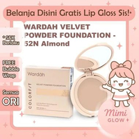 Wardah Colorfit Velvet Powder Foundation | Full / Refill Bedak Padat TWC Fondation * MIMI GLOW * Col