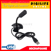 Microphone Mic Laptop Komputer USB dengan Stand Meja - KEBIDU M-306