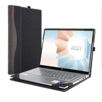 Laptop Case For MSI Modern 14 B5M B4M B11 Prestige Summit E14 B14 Laptop Sleeve Detachable Notebook PC Cover Bag Protective Gift