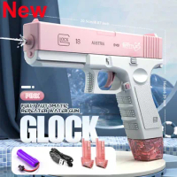 Electric Glock Water Guns For Girls Toy Bursts Automatic Repeater Water Spray Toys