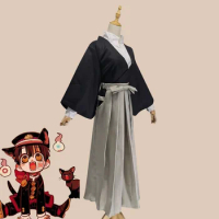 Toilet Bound Hanako Kun Cosplay Yugi Amane Cosplay Costume Samurai Kimono Hakama Pants Full Set Halloween Costumes