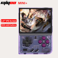 MIYOO Mini Plus Portable Retro Handheld Game Console 3.5-inch IPS HD Screen Children's Gift Linux System Classic Gaming Emulator