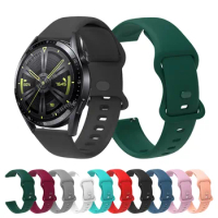 20mm 22mm Sports Strap For Huawei Watch GT2 GT 3 42mm 46mm Silicone Band For Huawei Watch 3 4/GT 2 Pro/GT Runner 2E Accessories