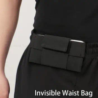 Invisible Waist Bag Nylon Band Phone Pouch For Sony Xperia 1 5 10 V Funda Belt Wallwt Flip Case For Xperia 1 10 IV 5 II Ace III