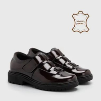Adorable Projects - Dasa Oxford Brushed Off Genuine Leather Maroon - Sepatu Wanita 39