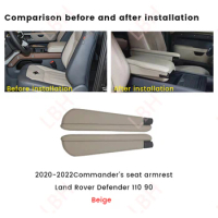 2020-2022 Commander's Center Control Seat Armrest For Defender 110 90 Adjustable