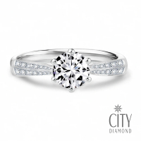 【City Diamond 引雅】『月光』50分 華麗鑽石戒指/求婚鑽戒