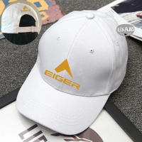 Topi Baseball EIGER LOGO Gold DP Premium / Topi baseball hat pria distro polos original 100% casual 