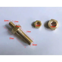 Ốc đồng gắn dây nhiệt, con ốc đồng gắn dây nóng máy hút chân không DZ-400, DZ-500,DZ-600