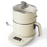 Multifunction Electric Cooker Heating Pan Electric Cooking Pot Machine Hotpot Noodles Eggs Soup Steamer Mini Rice Cooker