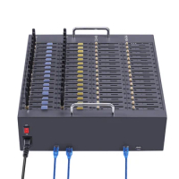 The Newest 4G Skyline GSM 64 Ports SMS Modem Pool 4G LTE 64 Channels SMS Device Support AT Command Factory Direct Modem