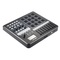HOT World PANDA200 Portable USB MIDI Controller Keyboard Mini MIDI Pad Controller 16 drum pad with USB cable