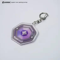 Keychain Valorant Rank Acrylic Gantungan Kunci Accesories Video Game Diamond