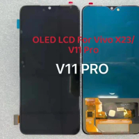 100% Tested Working 6.41" New OLED And TFT Display For Vivo X23 V11 Pro LCD Touch Screen Digitizer Assembly Support Fingerprint