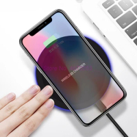 100pcs 5W Qi Wireless Charger Pad for iPhone X Xs MAX XR 8 plus usb Fast Charging for Samsung S8 S9 Plus Note 9 8