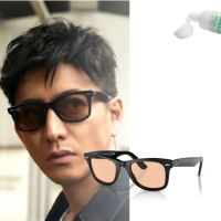 【RayBan 雷朋】木村拓哉同款 淺色鏡片 太陽眼鏡(RB2140F 601/4B)