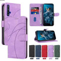 Nova5T YAL-L21 YAL-L61 Wallet Flip Case For Huawei Nova 5T Cover Luxury Leather Card Slots Magnetic funda lanyard Phone on shell