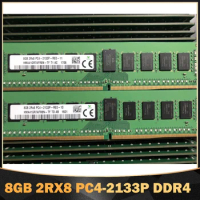 1PCS High Quality RAM 8G 8GB 2RX8 PC4-2133P REG ECC DDR4 RECC RAM For SK Hynix Memory