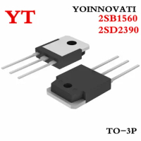 2SB1560 2SD2390 B1560 D2390 1 LOT=10 PCS =5pair =5 PCS 2SB1560 + 5 PCS 2SD2390 TRANS NPN DARL 150V 10A TO-3P