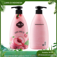 KORMESIC Peach Shower Gel BPOM - Sabun Cair Aroma Buah Peach Manis & Segar, Melembabkan Kulit, Wangi
