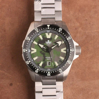 Jam Tangan Phoibos Apollo 300m PY041A Titanium Case Jungle Camo Green