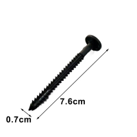 Giá đỡ/đinh tán nhựa vinyl cho tấm ốp cửa sổ (louver), đinh vít, móng cố định louver