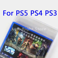 30PCS PET Transparent Plastic Clear Box For SONY Playstation 5 PS5 PS3 PS4 Colors Card Display Storage Case Protective