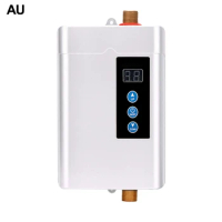 Bathroom Hot Water Heater Efficient Heating Electric Portable Instant Boiler Reliable Heating Tankless Hot Water Heater