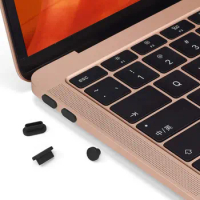 for 2021-2018 MacBook Air 13 A2337 M1 2021-2016 MacBook Pro 13 M1 Laptop Dust Plug Ports Silicone Anti-dust Plugs Protection Set