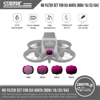 STARTRC ND FILTER SET DJI AVATA DRONE ( ND8 ND16 ND32 ND64 ) FILTERS