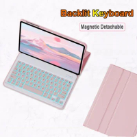 Keyboard for Lenovo Tab P11 Pro 2nd Gen 11.2 P11 Plus 11" M10 Plus 3rd 10.6 10.3 for Xiaoxin Pad Pro 11.2 2022 11.5 LeatherCover