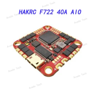 HAKRC F722 40A AIO Dual USB Flight Control 4IN1 BLHELI_ S ESC 2-6S 25.5x25.5mm For DJI HD VTX CADDX 