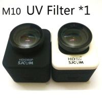 Clownfish For Original SJCAM M10 Action Camera Accessories Protective Glass Lens UV Filter Lens Cap for M10+ / M10 wifi Camera