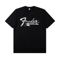 {จัดส่งทุกวัน}2026 Fender Jimi Hendrix Fender กีตาร์ไฟฟ้าเสื้อยืดแขนสั้น Rock Band กีตาร์เครืfdufzld