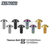 Xingxi Titanium Ti Bolt M5/M6x12 15 20 25mm Umbrella Head Inner Plum Screw for Motorcycle Bike Fasteners