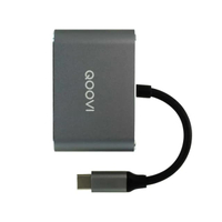 สายชาร์จประเภทType C to HDMI + VGA รุ่น KZ-20A สีดำ
