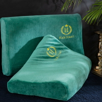 加厚牛奶絨乳膠枕頭套單個40x60珊瑚絨兒童純色枕芯套30x50一對裝