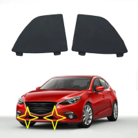 Bộ 2 nắp che móc treo lưới phía trước cho Mazda 3 (2016/2018)