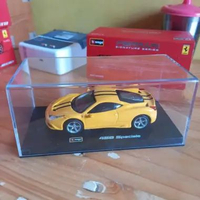 diecast mobil ferrari 458 speciale burago bahan besi
